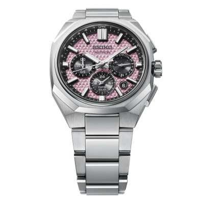 Montre Seiko Astron Chronographe Quartz GPS Solaire Dual Time Édition Limitée HAB006J1