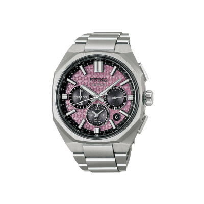 Montre Seiko Astron Chronographe Quartz GPS Solaire Dual Time Édition Limitée HAB006J1