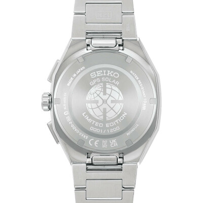Montre Seiko Astron Chronographe Quartz GPS Solaire Dual Time Édition Limitée HAB005J1