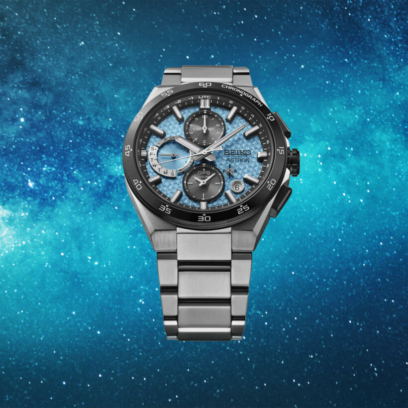 Montre Seiko Astron Quartz GPS Solaire SSH157J1 Édition Limitée "Sky Full Of Stars"