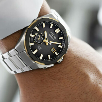 Montre Seiko Astron Quartz GPS Solaire cadran "Soleil" SSJ026J1