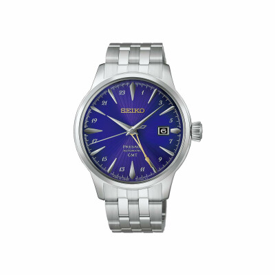 Montre Seiko Presage Cocktail GMT Edo Murasaki Édition Limitée 145ème anniversaire HCB006J1