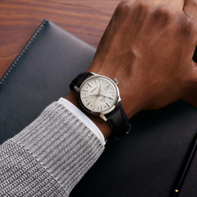 Montre Seiko Presage Silver Bullet Cocktail Time GMT SSK049J1