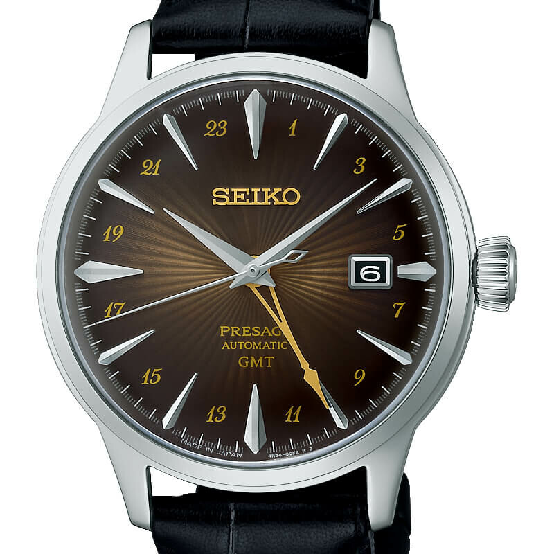 Montre Seiko Presage Cocktail GMT Rusty Nail SSK039J1