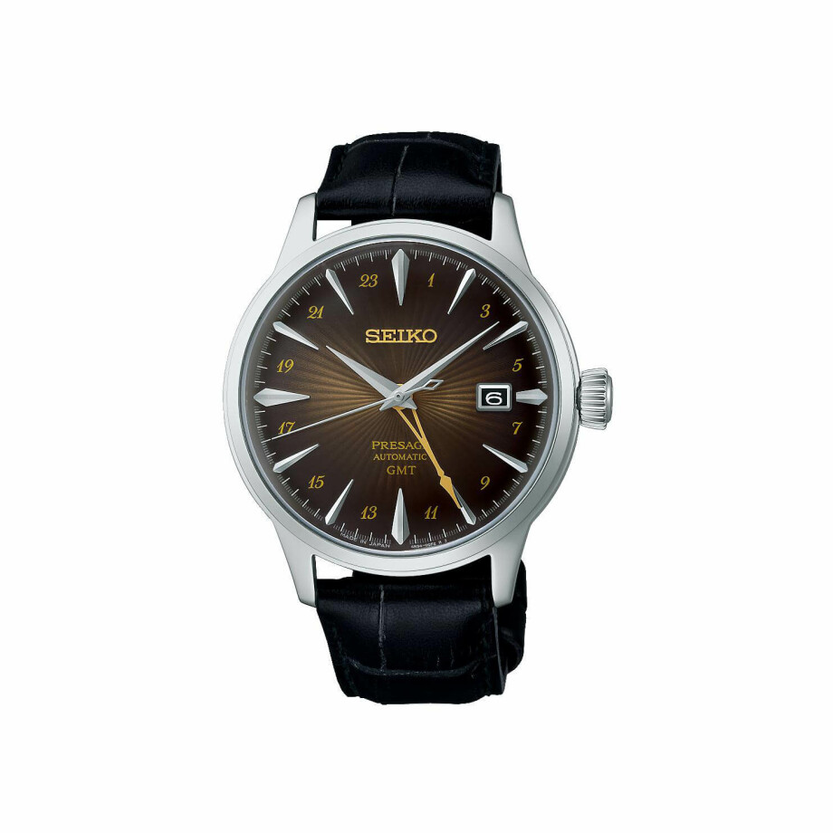 Montre Seiko Presage Style 60\'s GMT SSK039J1