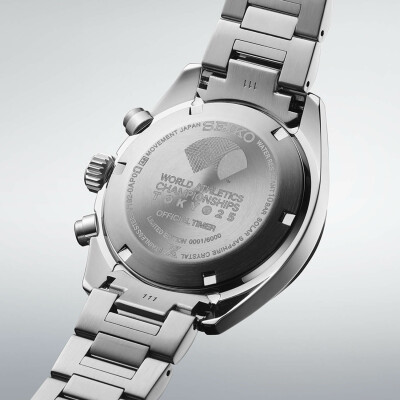 Montre Seiko Prospex Speedtimer Chronographe Solaire SSC955P1 Édition Limitée World Athletics Championships Tokyo 2025