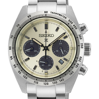 Montre Seiko Prospex Speedtimer "Motoring" Chronographe Quartz Solaire Édition Limitée Exclusive Europe SSC959P1