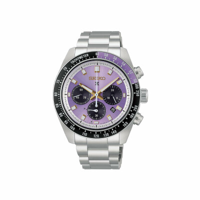 Montre Seiko Prospex Speedtimer Quartz Solaire Edo Murasaki Édition Limitée 145ème anniversaire HBJ005P1