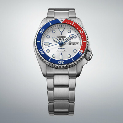 Montre Seiko 5 Sports "Pepsi" Automatic Édition Limitée SRPL99K1