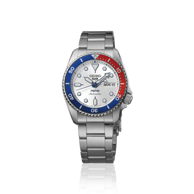 Montre Seiko 5 Sports "Pepsi" Automatic Édition Limitée SRPL99K1