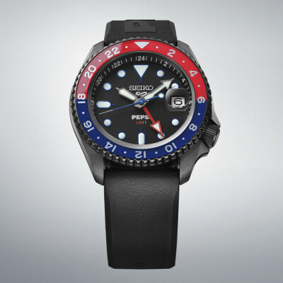 Montre Seiko 5 Sports "Pepsi" GMT Édition Limitée SSK047K1