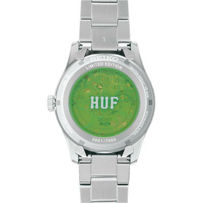 Montre Seiko 5 Sports HUF Green Édition Limitée SRPM09K1