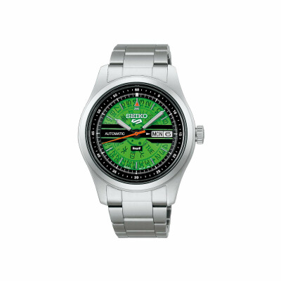 Montre Seiko 5 Sports HUF Green Édition Limitée SRPM09K1