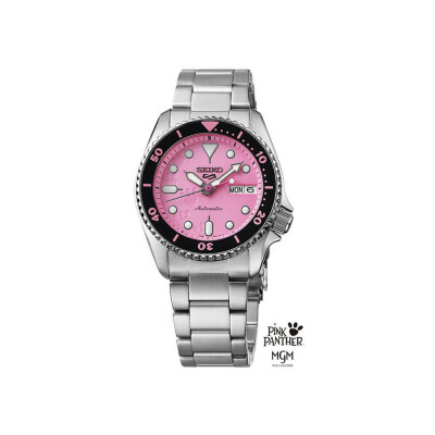 Montre Seiko 5 Sports Panthère Rose Édition Limitée SRPM07K1