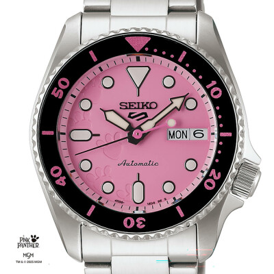 Montre Seiko 5 Sports Panthère Rose Édition Limitée SRPM07K1