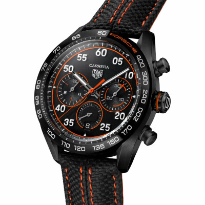 Montre TAG Heuer Carrera Chronograph x Porsche Orange Racing