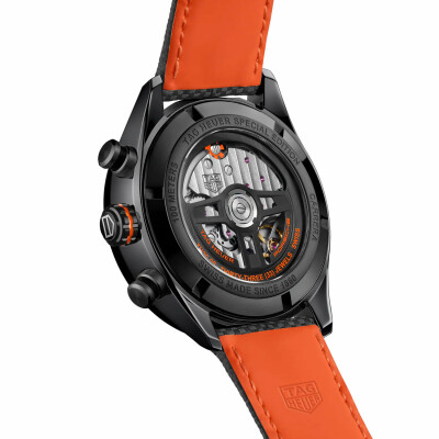 Montre TAG Heuer Carrera Chronograph x Porsche Orange Racing