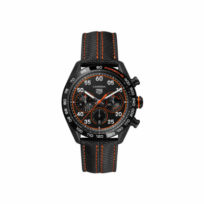 TAG Heuer Carrera Chronograph x Porsche Orange Racing watch