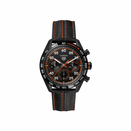 Montre TAG Heuer Carrera Chronograph x Porsche Orange Racing