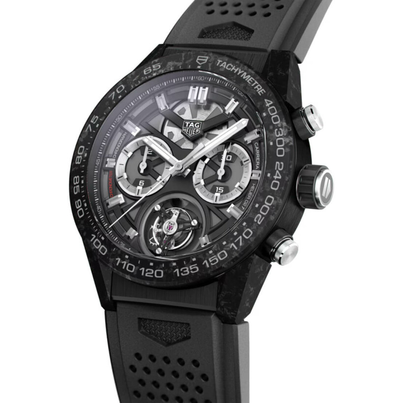 Montre TAG Heuer Carrera Chronograph Tourbillon Titane Carbone