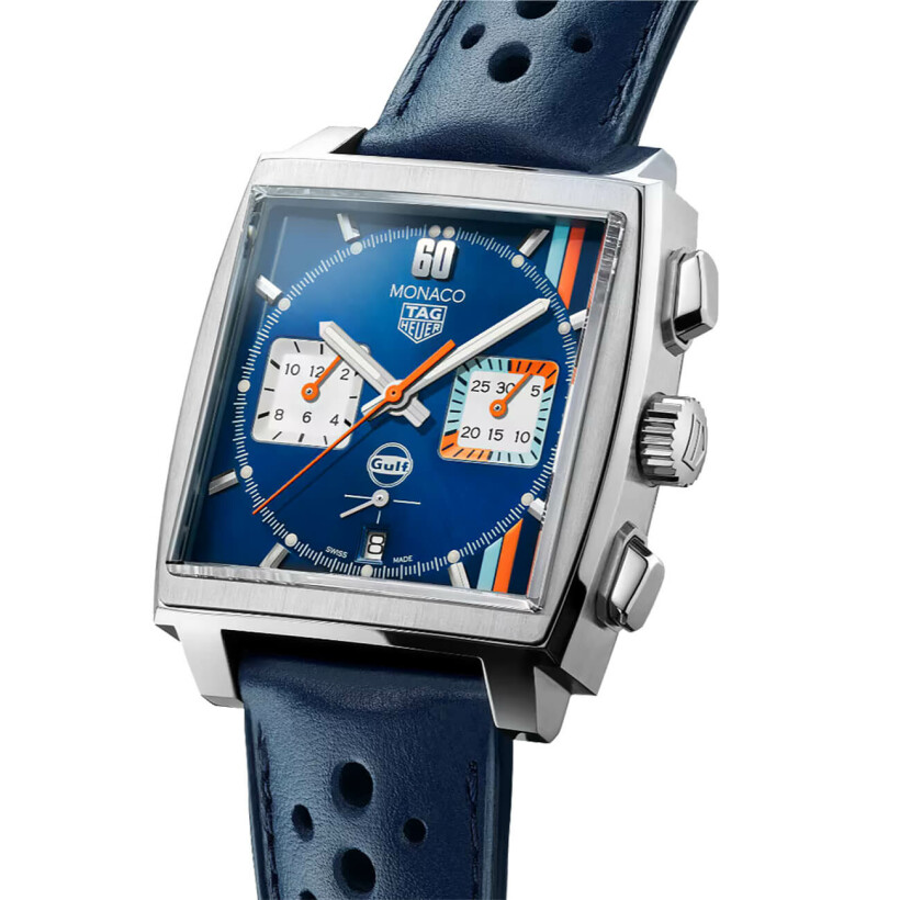 Montre TAG Heuer Monaco Chronograph x Gulf Automatic 39mm