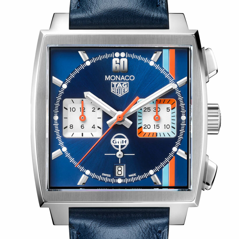 Montre TAG Heuer Monaco Chronograph x Gulf Automatic 39mm