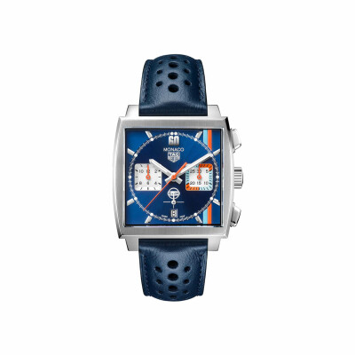 TAG Heuer Monaco Chronograph x Gulf Automatic 39mm watch