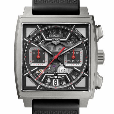 Montre TAG Heuer Monaco Chronograph Grey Skeleton Automatic 39mm