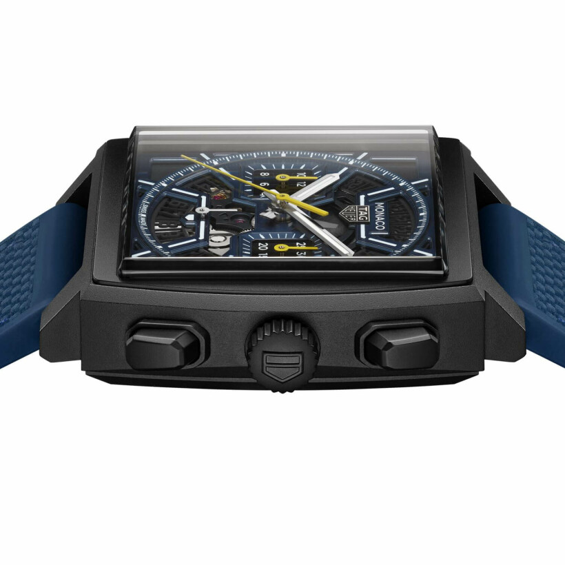 Montre TAG Heuer Monaco Chronograph Dark Blue Skeleton