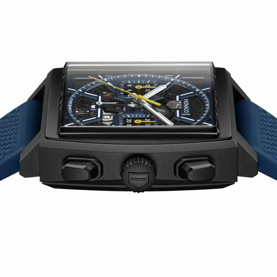 Montre TAG Heuer Monaco Chronograph Dark Blue Skeleton