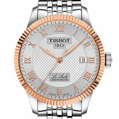 Montre Tissot T-Classic Le Locle COSC 39mm Lunette Or 18K