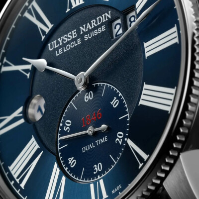 Montre Ulysse Nardin Marine Torpilleur Dual Time 44mm