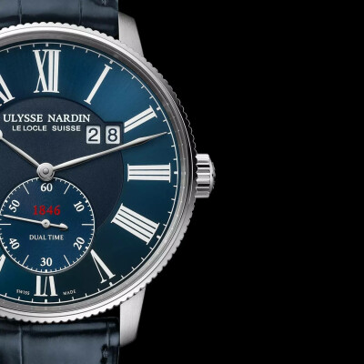 Montre Ulysse Nardin Marine Torpilleur Dual Time 44mm