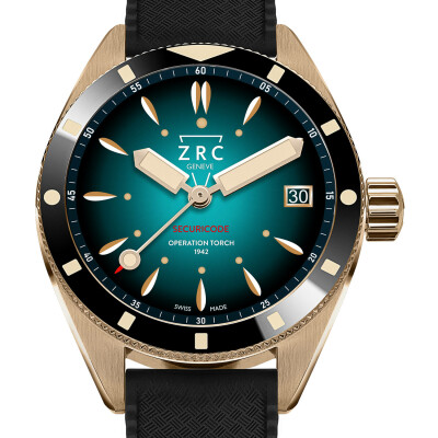 Montre ZRC 1904 SECURICODE Bronze Opération TORCH 1942 Édition Limitée