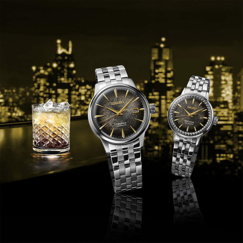 Montre Seiko Presage Cocktail Femme Star Bar Tokyo Star Night Édition Limitée SRE015J1