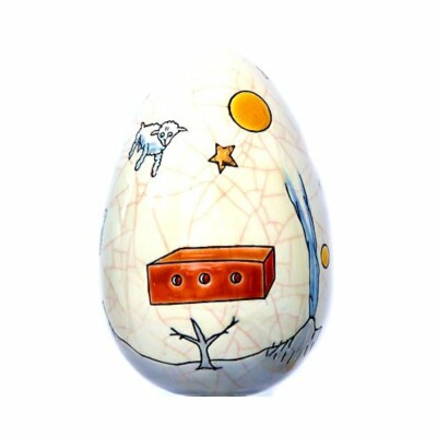 Œuf Emaux de Longwy Le Petit Prince, 12cm, tirage en édition numérotée