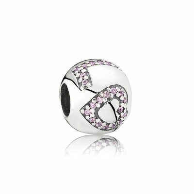 Charm Pandora Pavé Love en argent