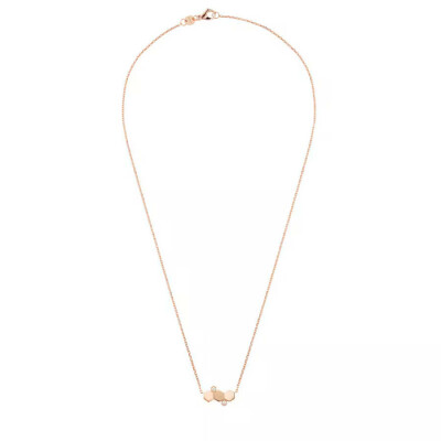 Pendentif Chaumet Bee de Chaumet en or rose et diamants