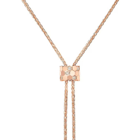 Chaumet Bee My Love pendant, rose gold, diamonds