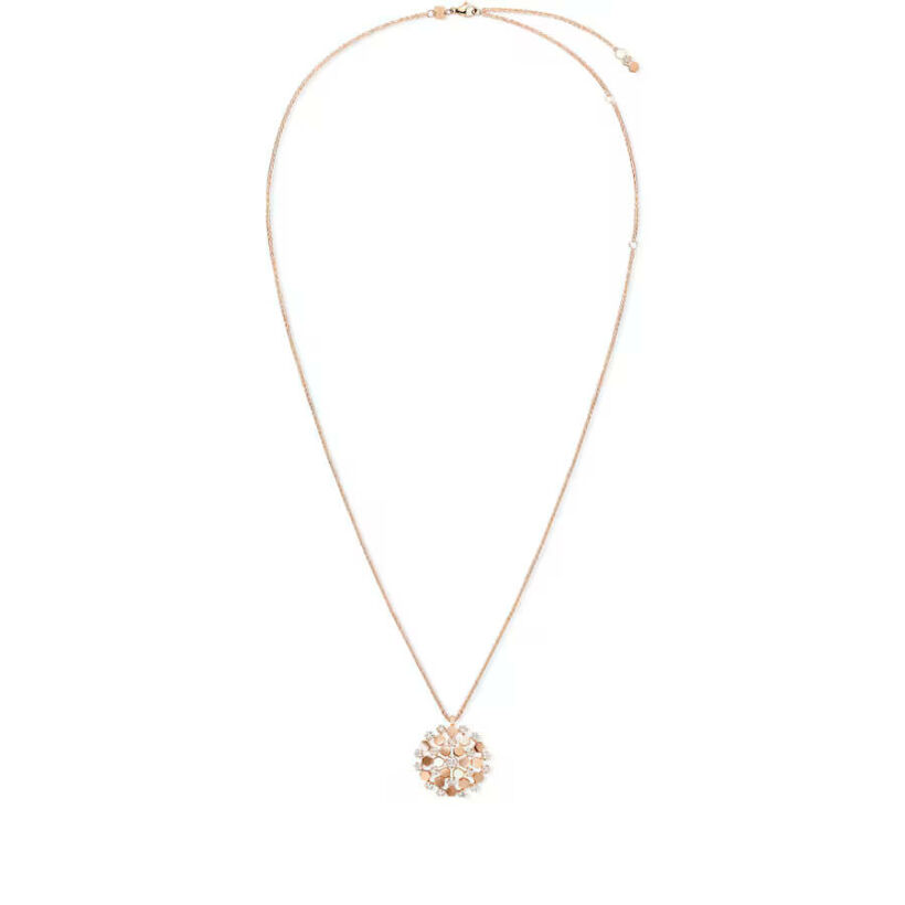 Pendentif Chaumet Bee My Love en or rose et diamants