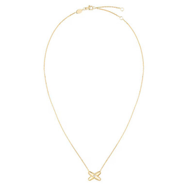 Pendentif Chaumet Jeux de Liens en or jaune et diamant
