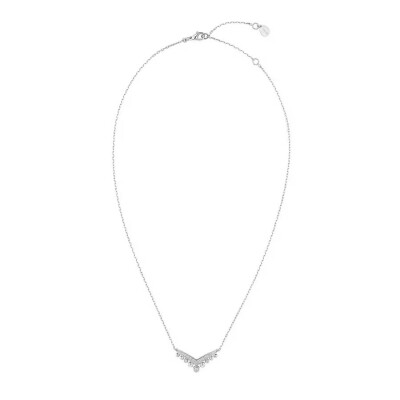 Chaumet Joséphine Aigrette pendant, white gold and diamonds
