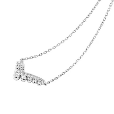 Pendentif Chaumet Joséphine Aigrette en or blanc et diamants