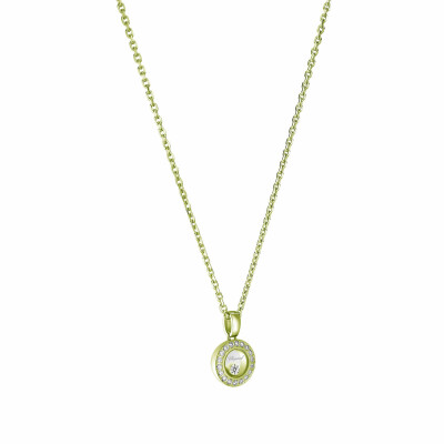Pendentif Chopard Happy Diamonds Icons en or jaune et diamants