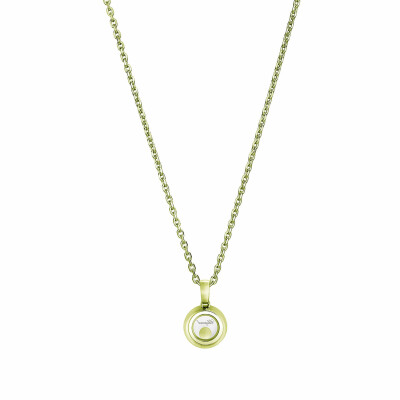 Pendentif Chopard Happy Diamonds Icons en or jaune et diamants