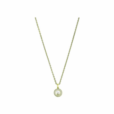 Pendentif Chopard Happy Diamonds Icons en or jaune et diamants