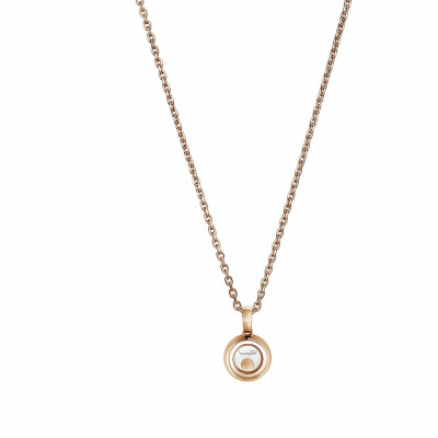 Pendentif Chopard Happy Diamonds Icons en or rose et diamants