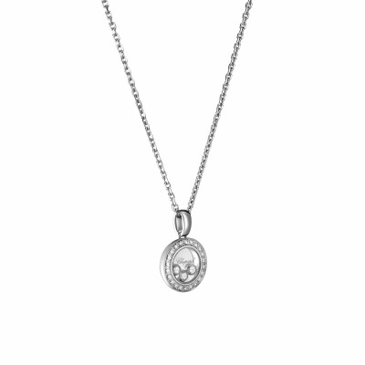 Chopard Happy Diamonds Icons pendant, white gold, diamonds