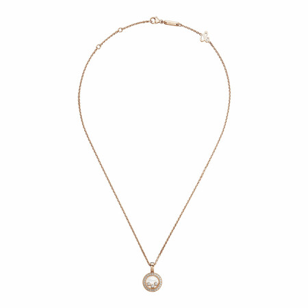 Chopard Happy Diamonds Icons pendant, pink gold and diamonds