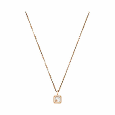 Pendentif Chopard Happy Diamonds Icons en or rose et diamants